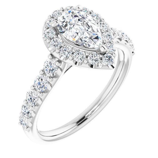 Halo-Style Engagement Ring