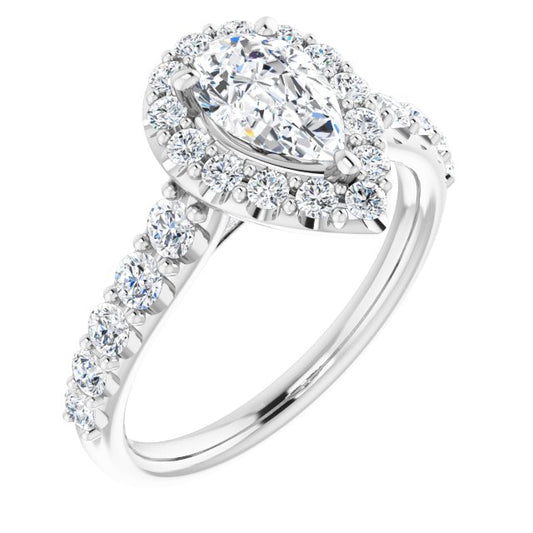 Halo-Style Engagement Ring