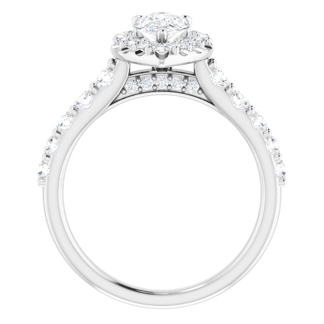 Halo-Style Engagement Ring