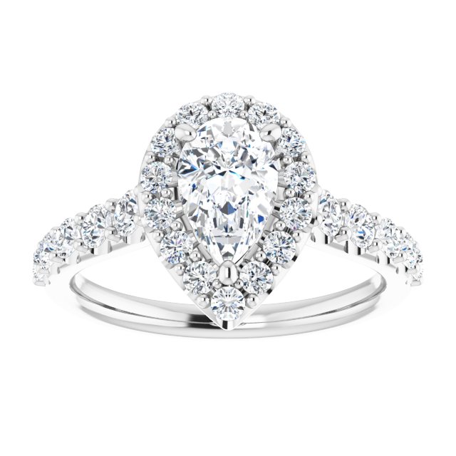 Halo-Style Engagement Ring