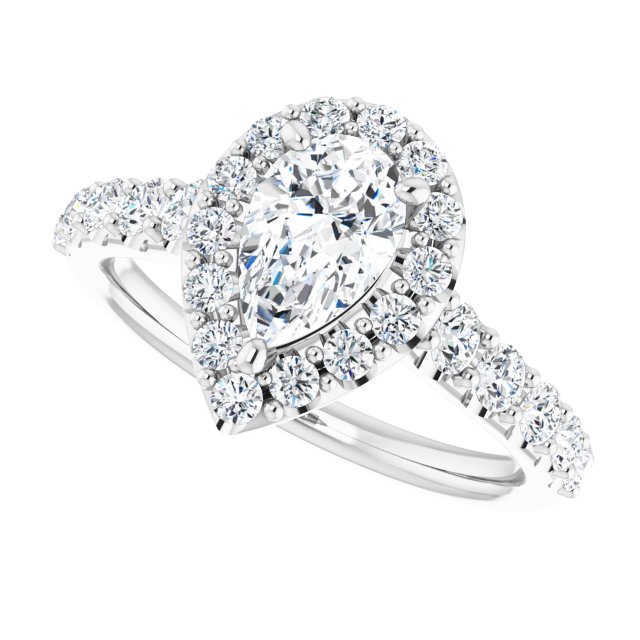 Halo-Style Engagement Ring