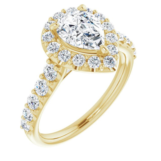 Halo-Style Engagement Ring