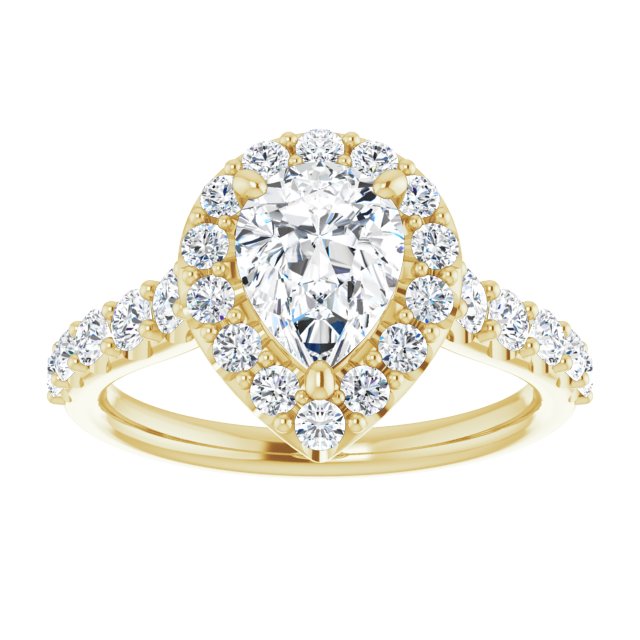 Halo-Style Engagement Ring