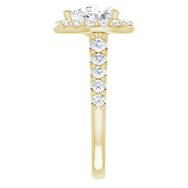Halo-Style Engagement Ring