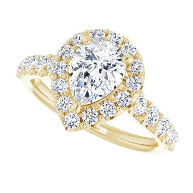Halo-Style Engagement Ring