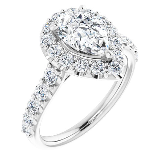 Halo-Style Engagement Ring