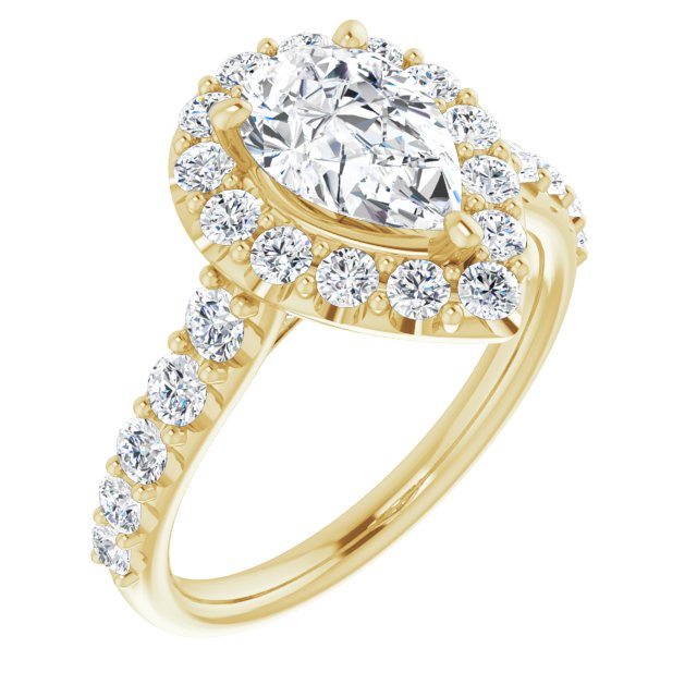Halo-Style Engagement Ring