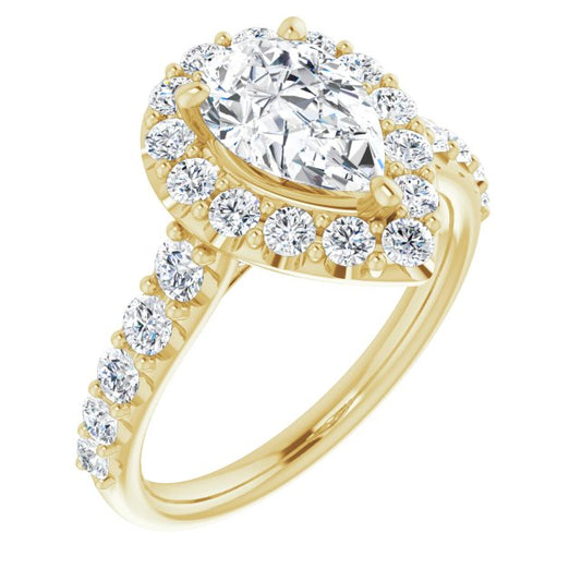Halo-Style Engagement Ring