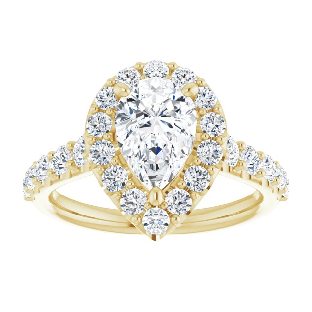 Halo-Style Engagement Ring
