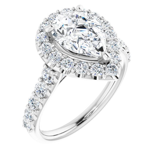 Halo-Style Engagement Ring