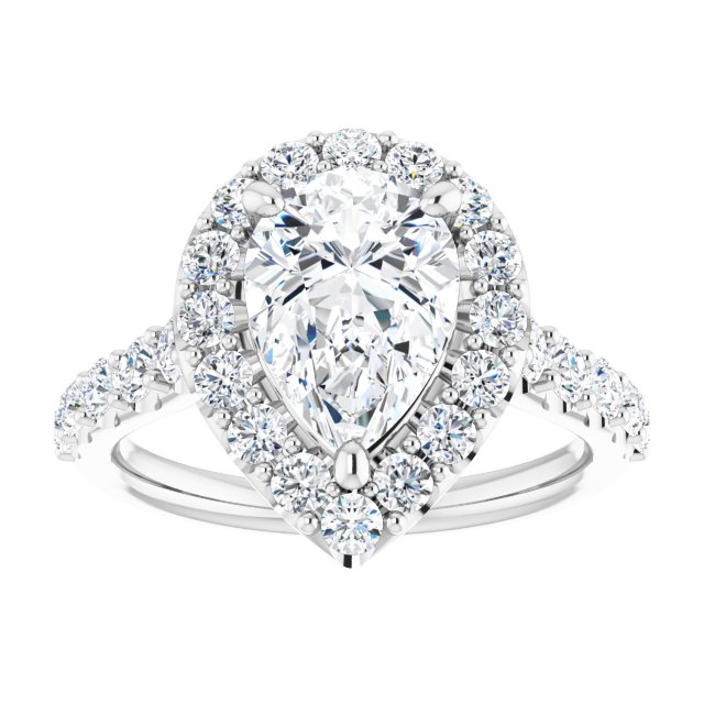 Halo-Style Engagement Ring