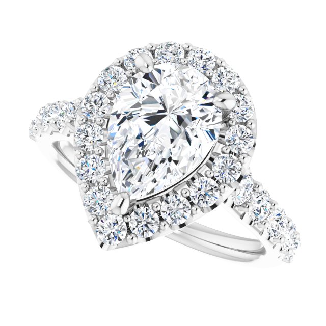 Halo-Style Engagement Ring