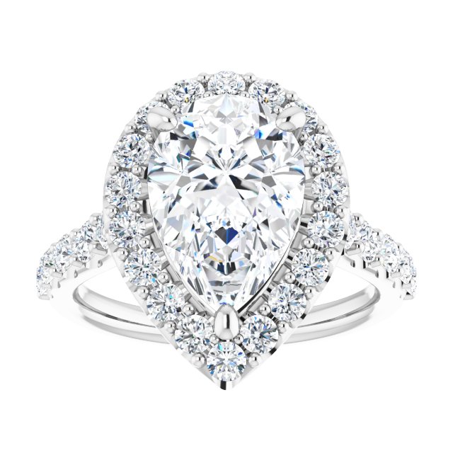 Halo-Style Engagement Ring