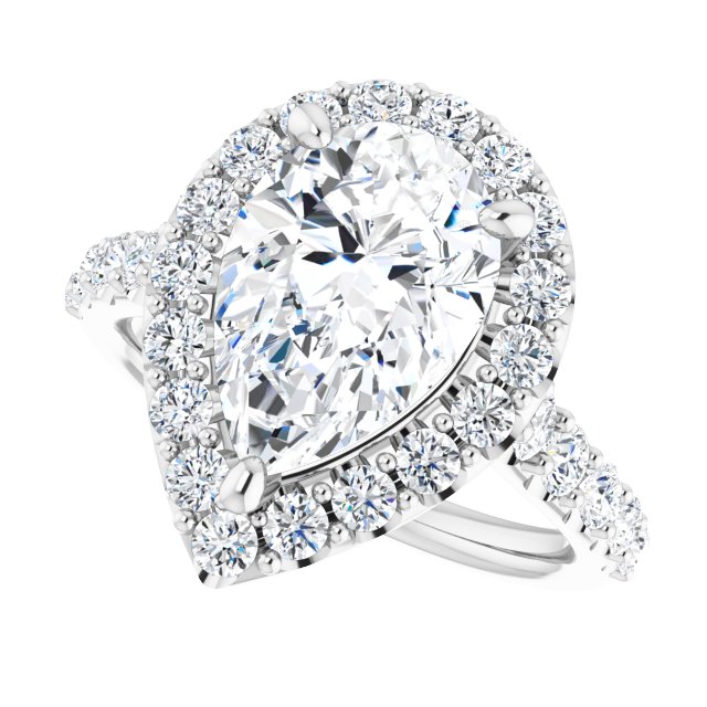 Halo-Style Engagement Ring