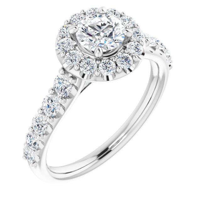 Halo-Style Engagement Ring
