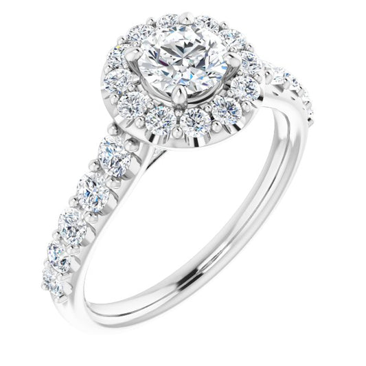 Halo-Style Engagement Ring