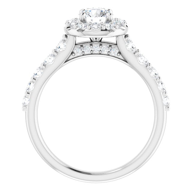 Halo-Style Engagement Ring