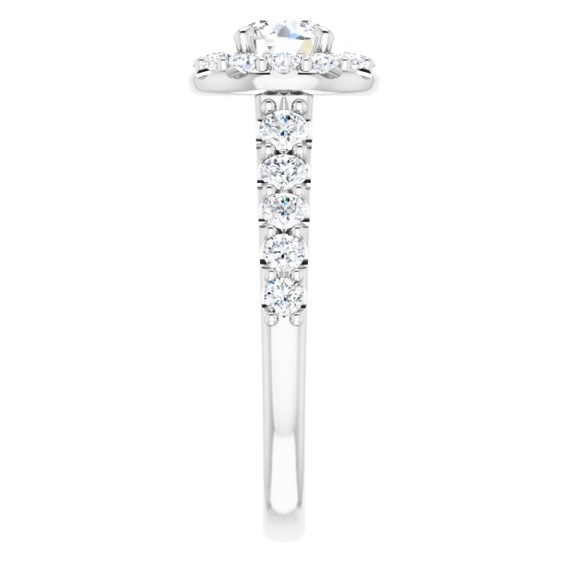 Halo-Style Engagement Ring