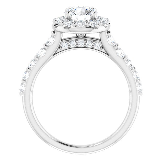 Halo-Style Engagement Ring