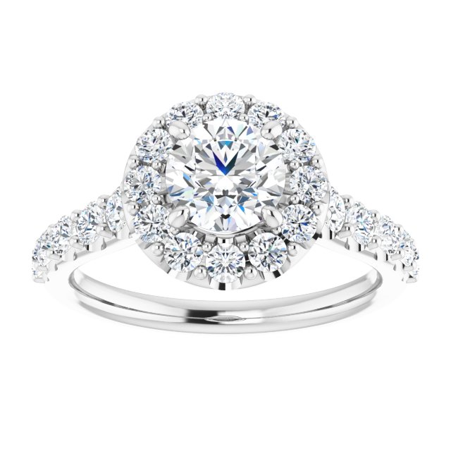 Halo-Style Engagement Ring