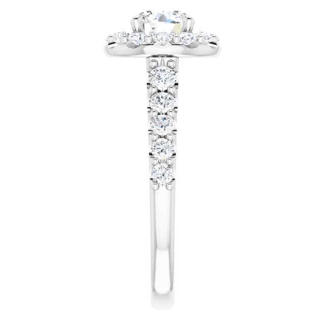 Halo-Style Engagement Ring