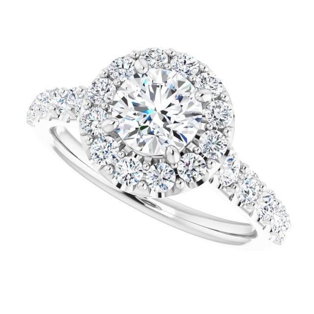Halo-Style Engagement Ring