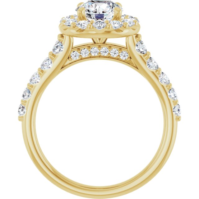 Halo-Style Engagement Ring
