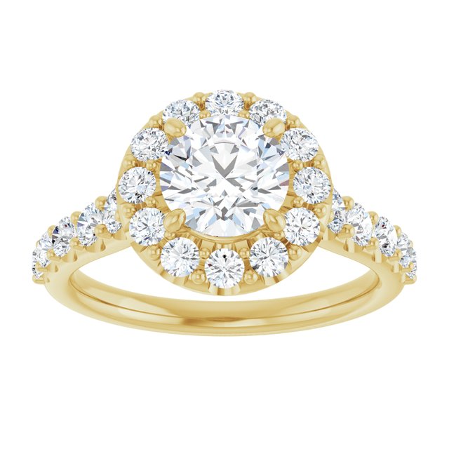 Halo-Style Engagement Ring