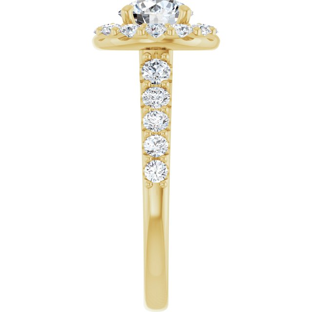 Halo-Style Engagement Ring