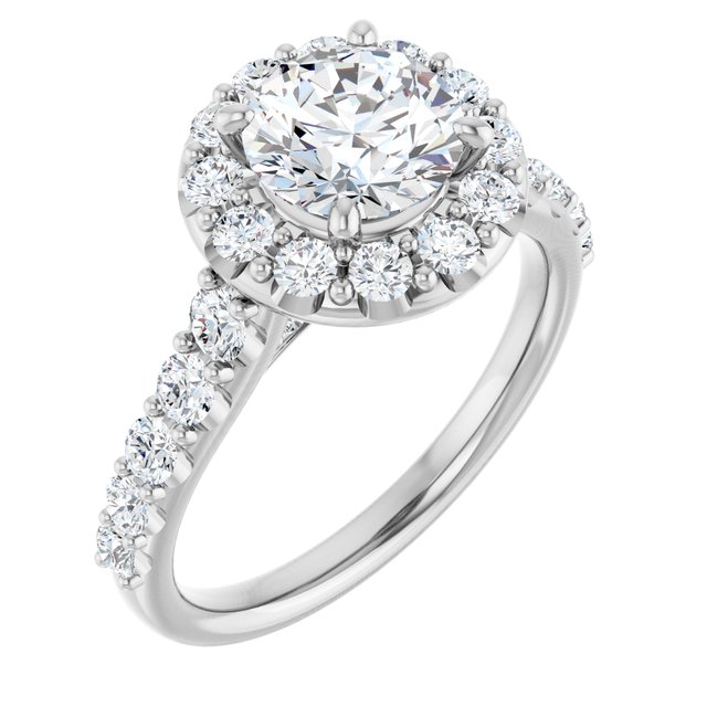 Halo-Style Engagement Ring