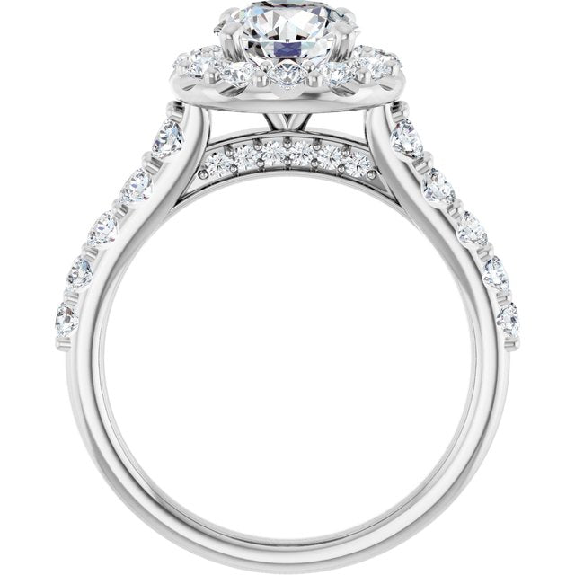 Halo-Style Engagement Ring