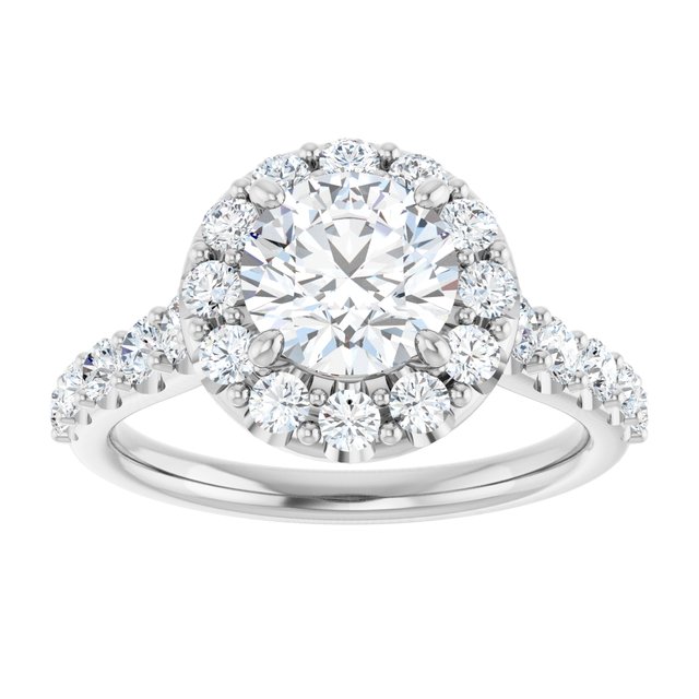 Halo-Style Engagement Ring