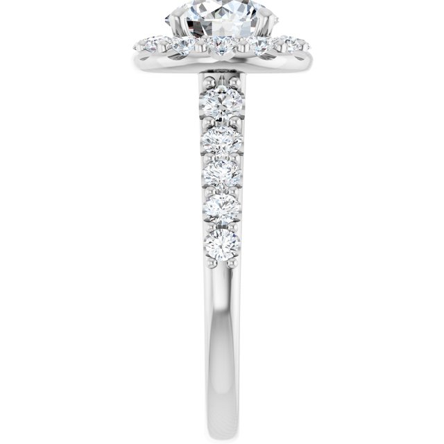 Halo-Style Engagement Ring