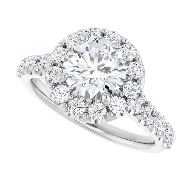 Halo-Style Engagement Ring