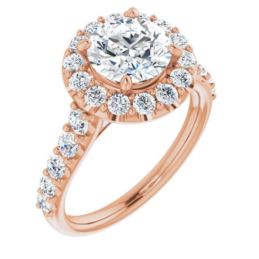 Halo-Style Engagement Ring