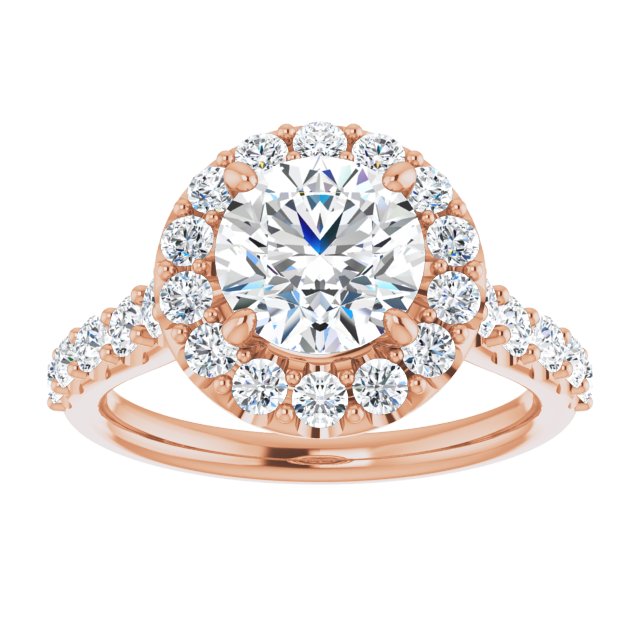 Halo-Style Engagement Ring