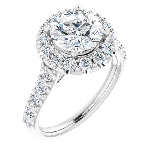 Halo-Style Engagement Ring