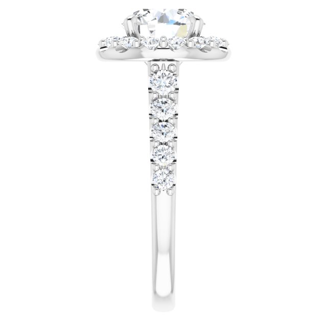 Halo-Style Engagement Ring