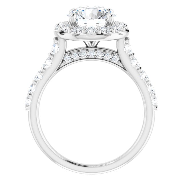 Halo-Style Engagement Ring