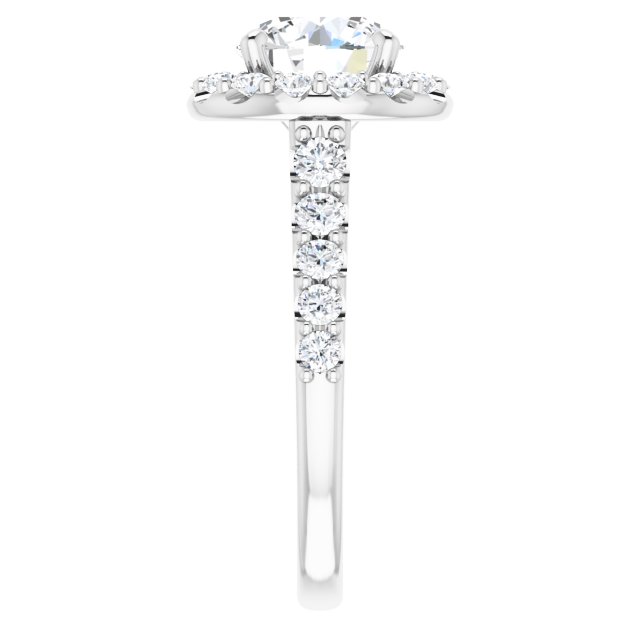 Halo-Style Engagement Ring