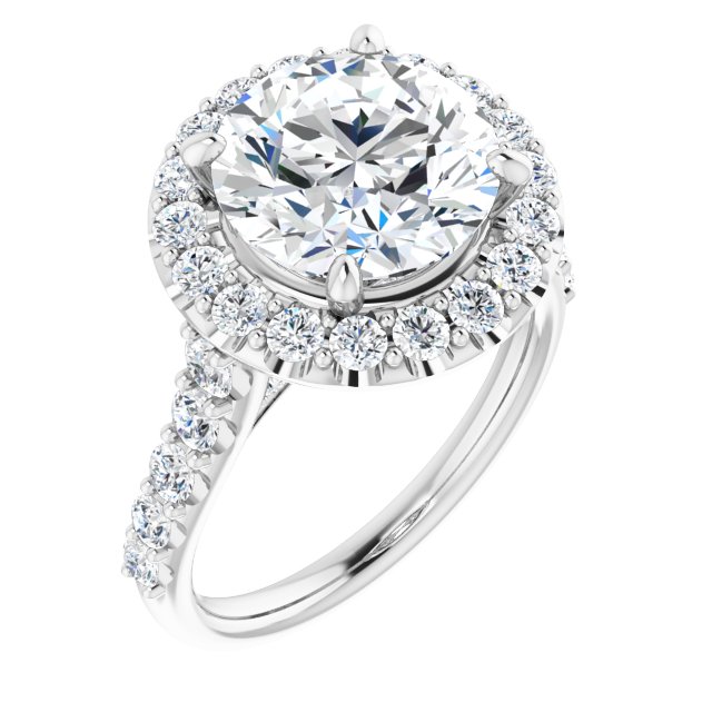 Halo-Style Engagement Ring