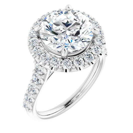Halo-Style Engagement Ring