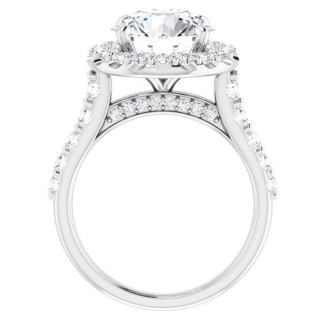Halo-Style Engagement Ring