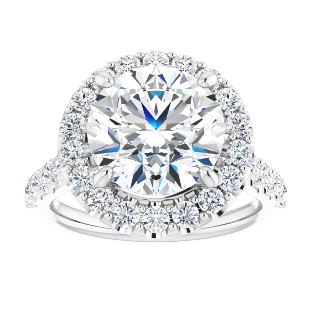 Halo-Style Engagement Ring