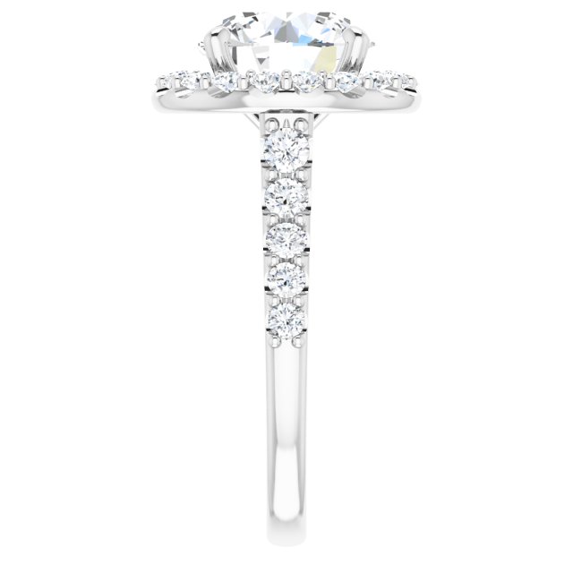 Halo-Style Engagement Ring