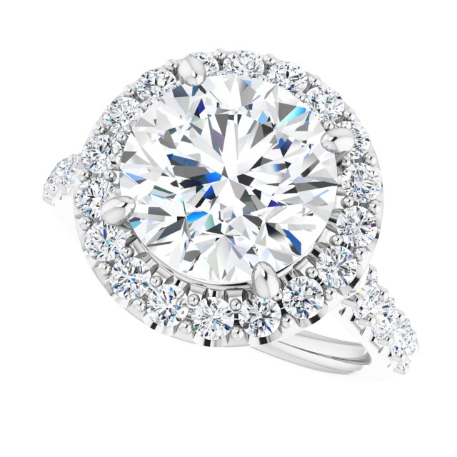 Halo-Style Engagement Ring