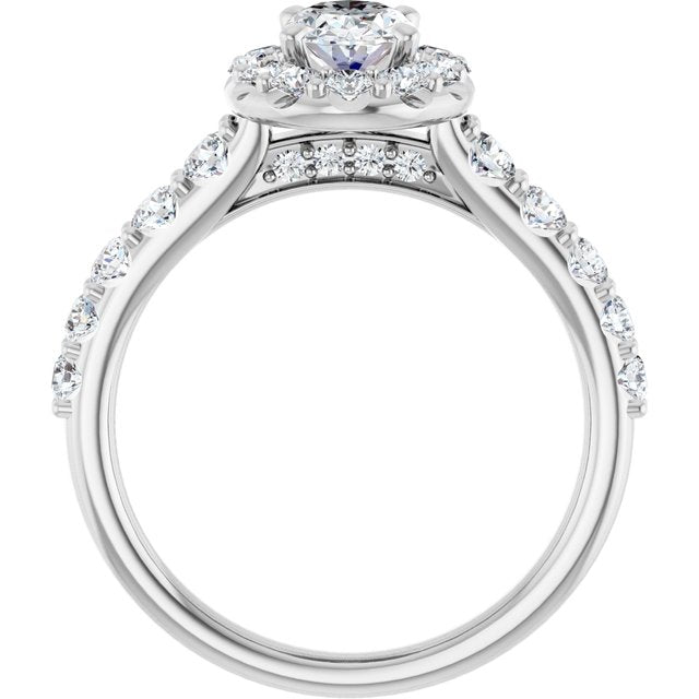 Halo-Style Engagement Ring