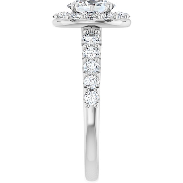 Halo-Style Engagement Ring