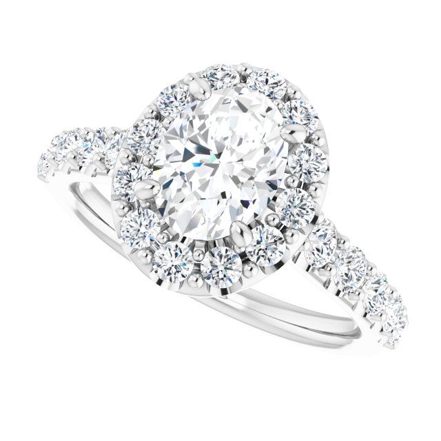Halo-Style Engagement Ring