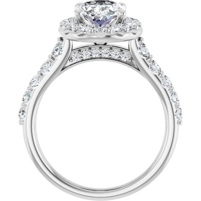 Halo-Style Engagement Ring